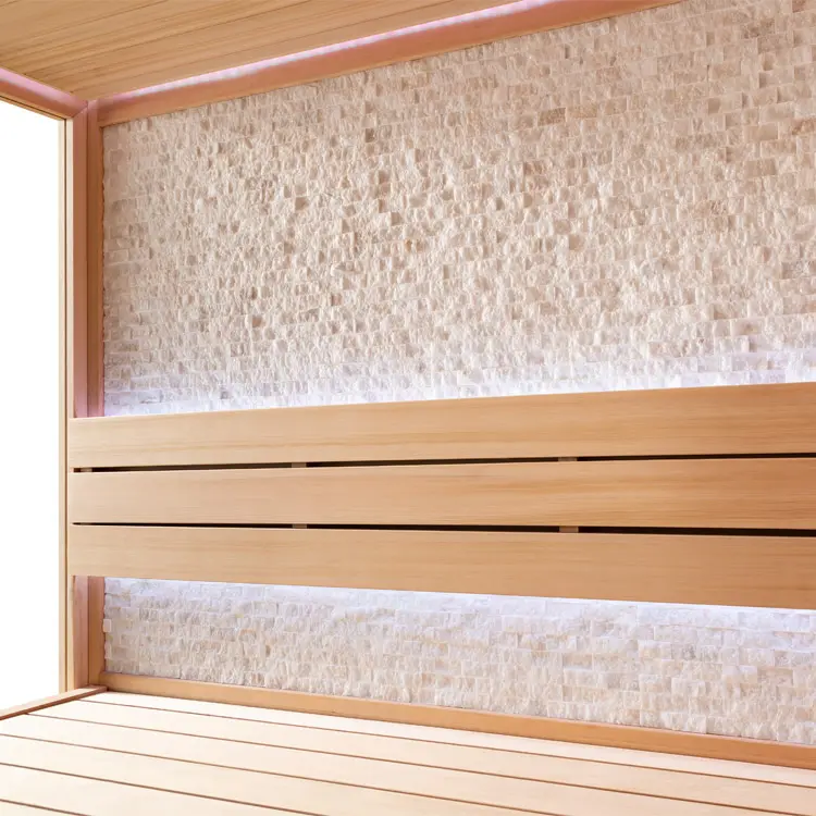 Sauna Modell 1601C, aus Hemlock, 180 × 180 cm, ohne Saunaofen – Ansicht 9