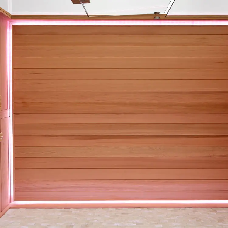 Sauna Modell 1604B, aus roter Zeder, 180 × 150 cm, ohne Saunaofen – Ansicht 10