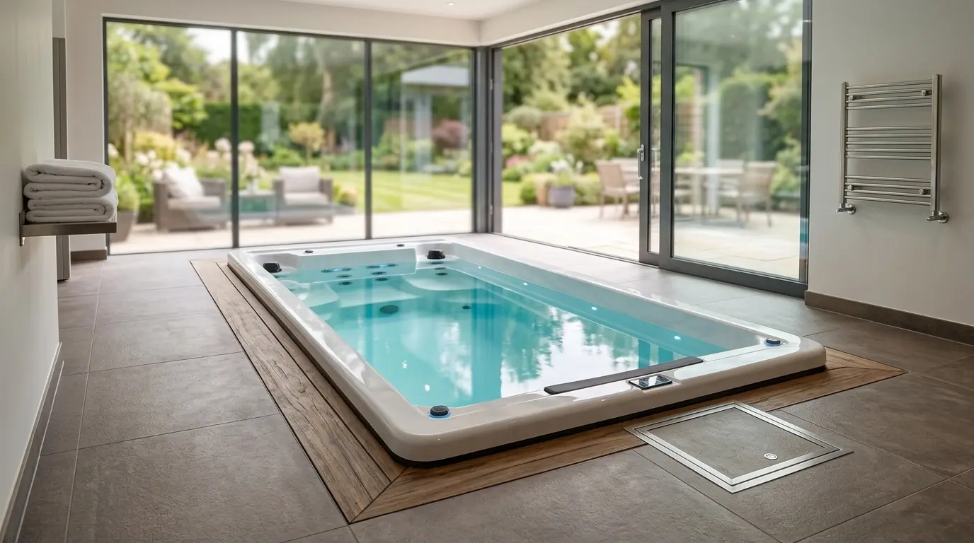Swim-Spa eingebaut