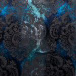 Korpus-Bezug Barok Medallion 406 Blu
